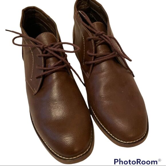 Brown Leather Business Casual Men’s shoes by Dexter, Size 9 - Picture 1 of 7